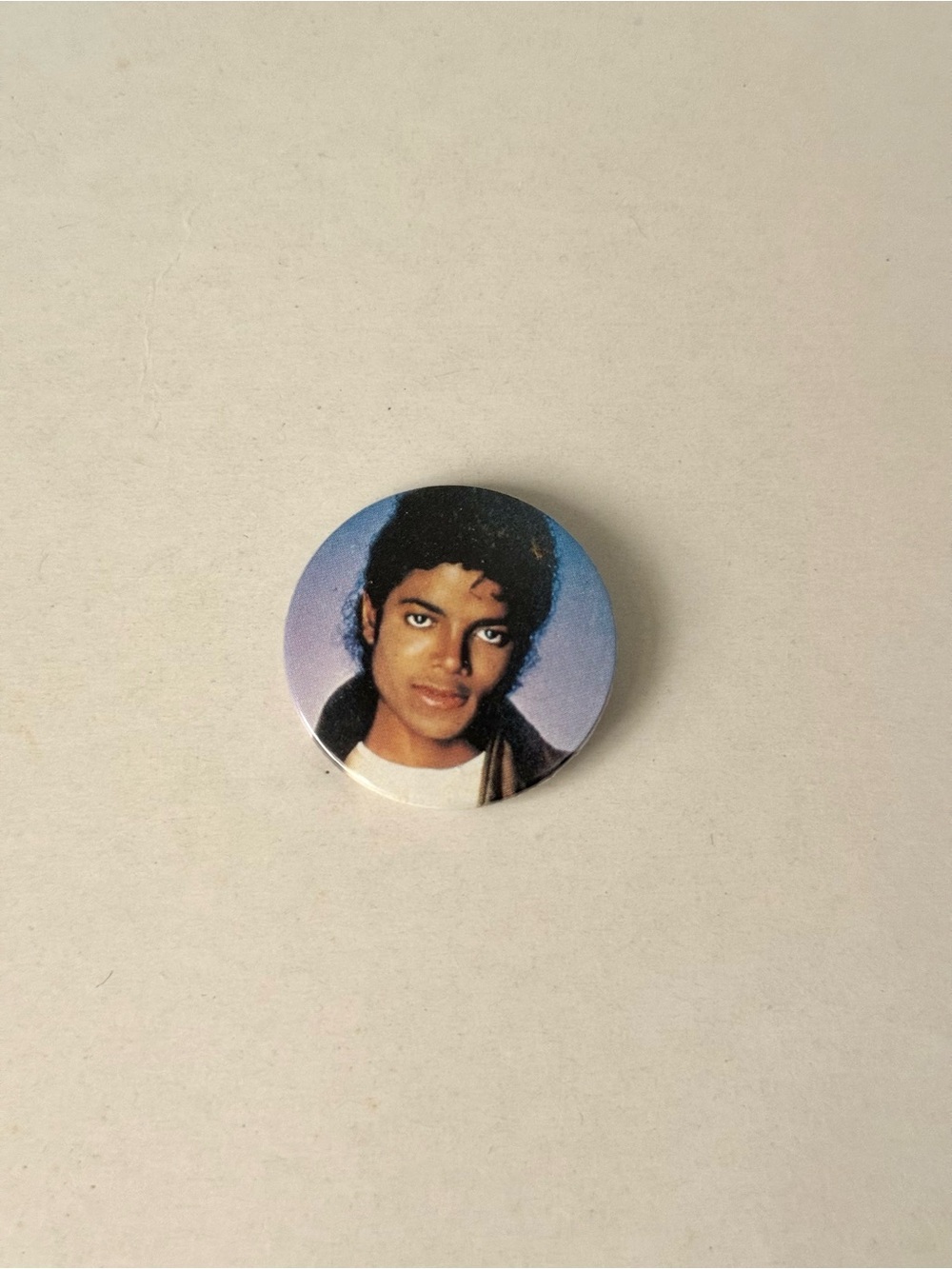 Vintage 1980s Michael Jackson Thriller Era Small Pin – Retro Music Memorabilia